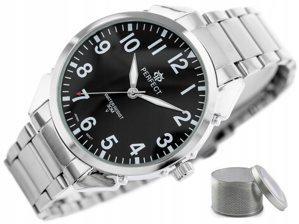 

Zegarek Męski Perfect Mark Klasyczny + Box Grawer