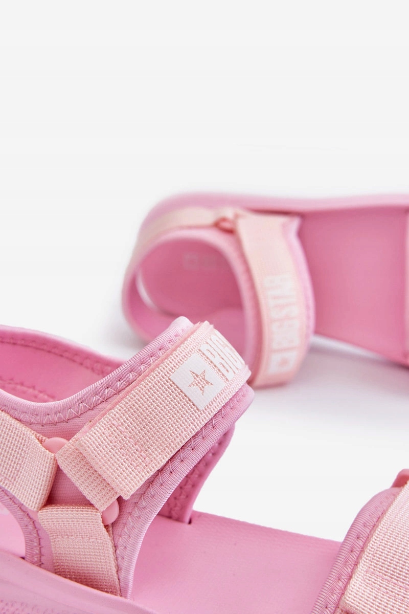 LEKKIE SPORTOWE SANDAŁY BIG STAR LL274729 RÓŻ 38 Wzór dominujący bez wzoru