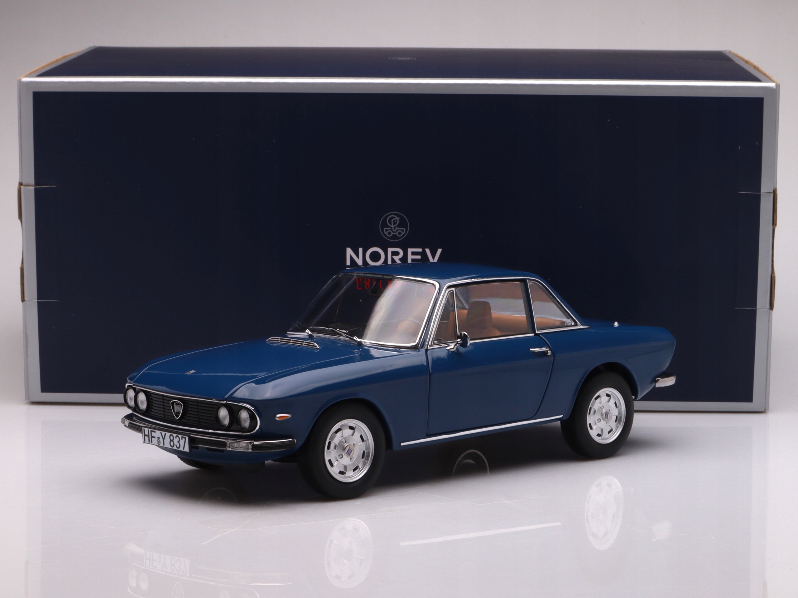 Lancia Fulvia 3 1975, modrá Norev 1:18