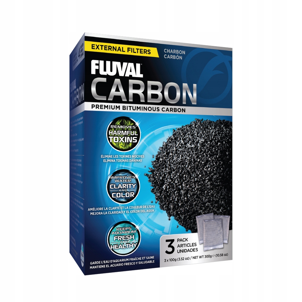 

Wkład węgiel aktywny 3x 100g Fluval Carbon