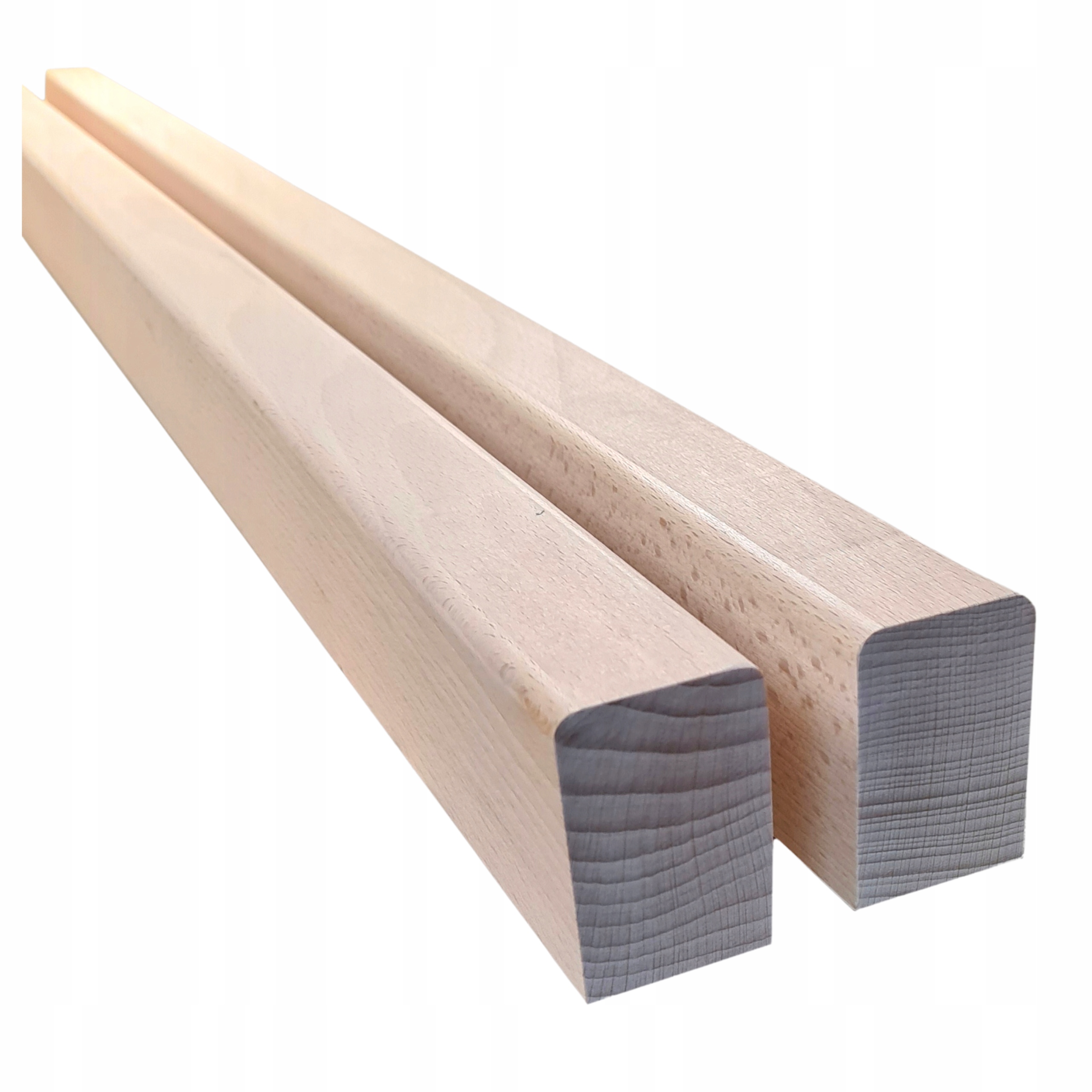 Dřevěné madlo Buková Kantovka Záchytné madlo 5,5 x 4,3 x 180 cm