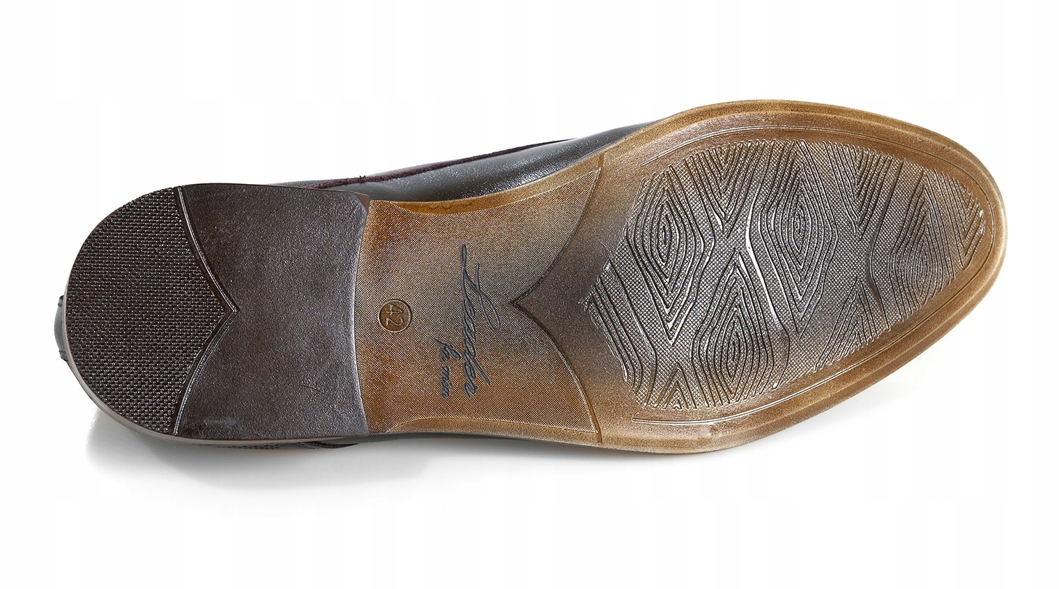 skórzane wizytowe buty do garnituru IGUANA LIDER Rozmiar 44