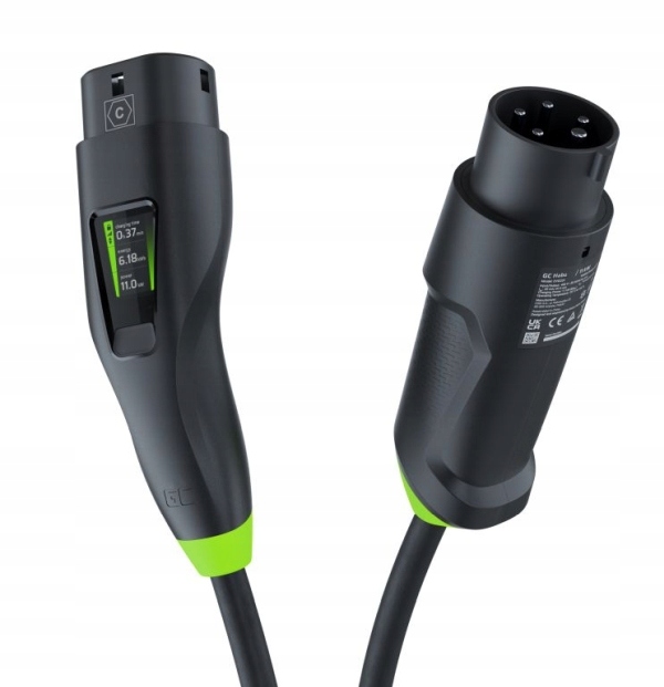 Mobilná nabíjačka ev 11 kw 7 m typ 2 cee na nabíjanie GCEEVGC01 Green Cell