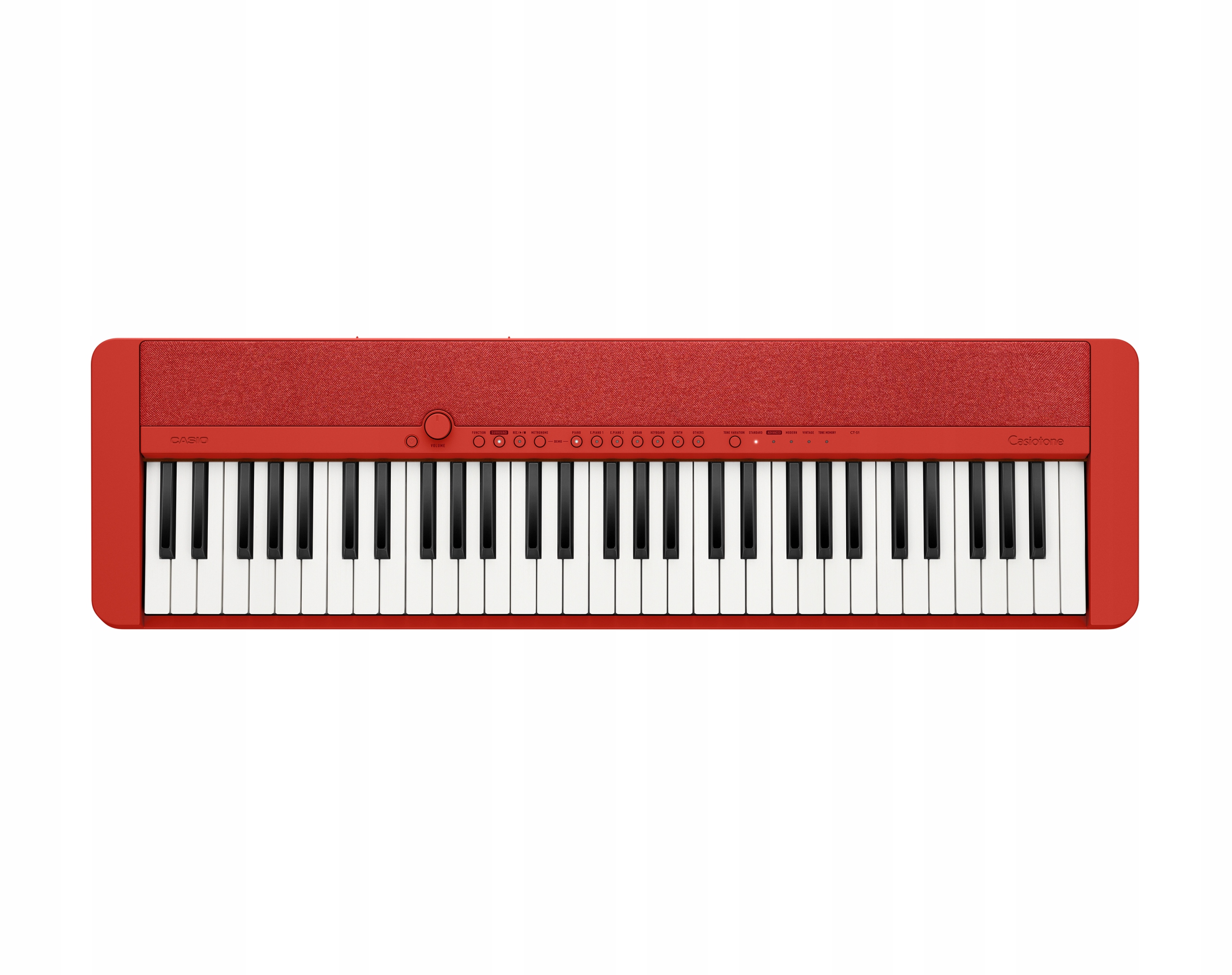 Casio CT-S1 keyboard cyfrowy 61 Czerwony + statyw Kod producenta CT-S1RD