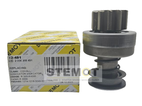 2006209491 Zespół sprzęgający rozrusznika - bendiks STEMOT 12-491 SD0290