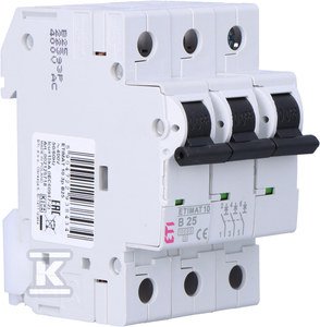 Etimat 3P 10KA B25 A-vypínač Nmp.