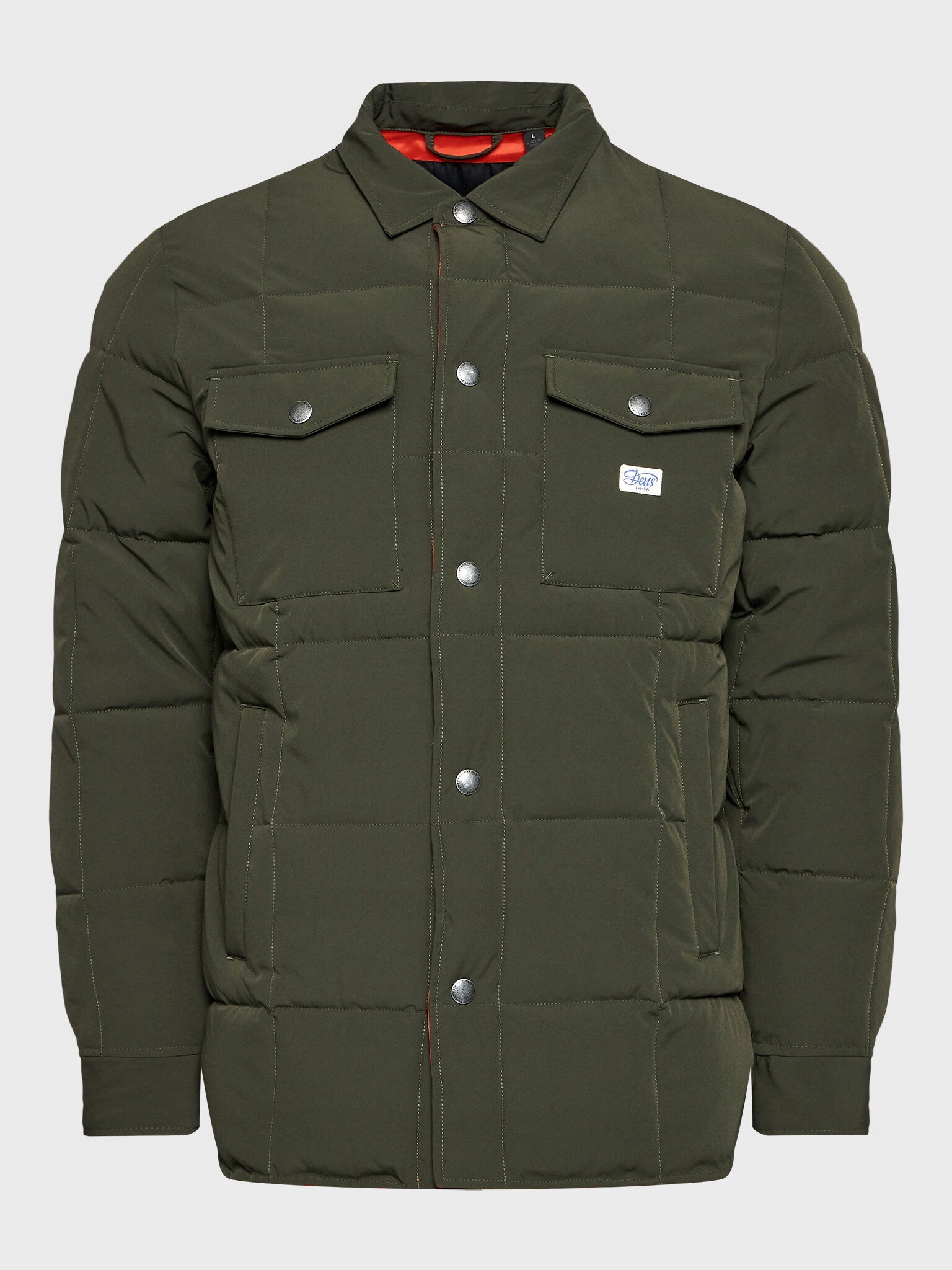 Deus Ex Machina Kurtka puchowa Maxwell DMW226193 Zielony Regular Fit
