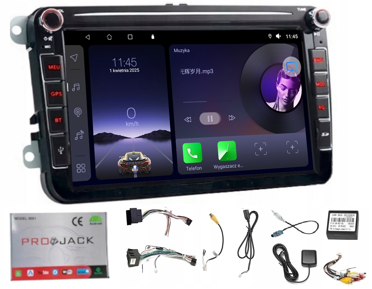 Gps Navigácia Android Vw Jetta VI 2010-2018 Wifi Carplay 64GB