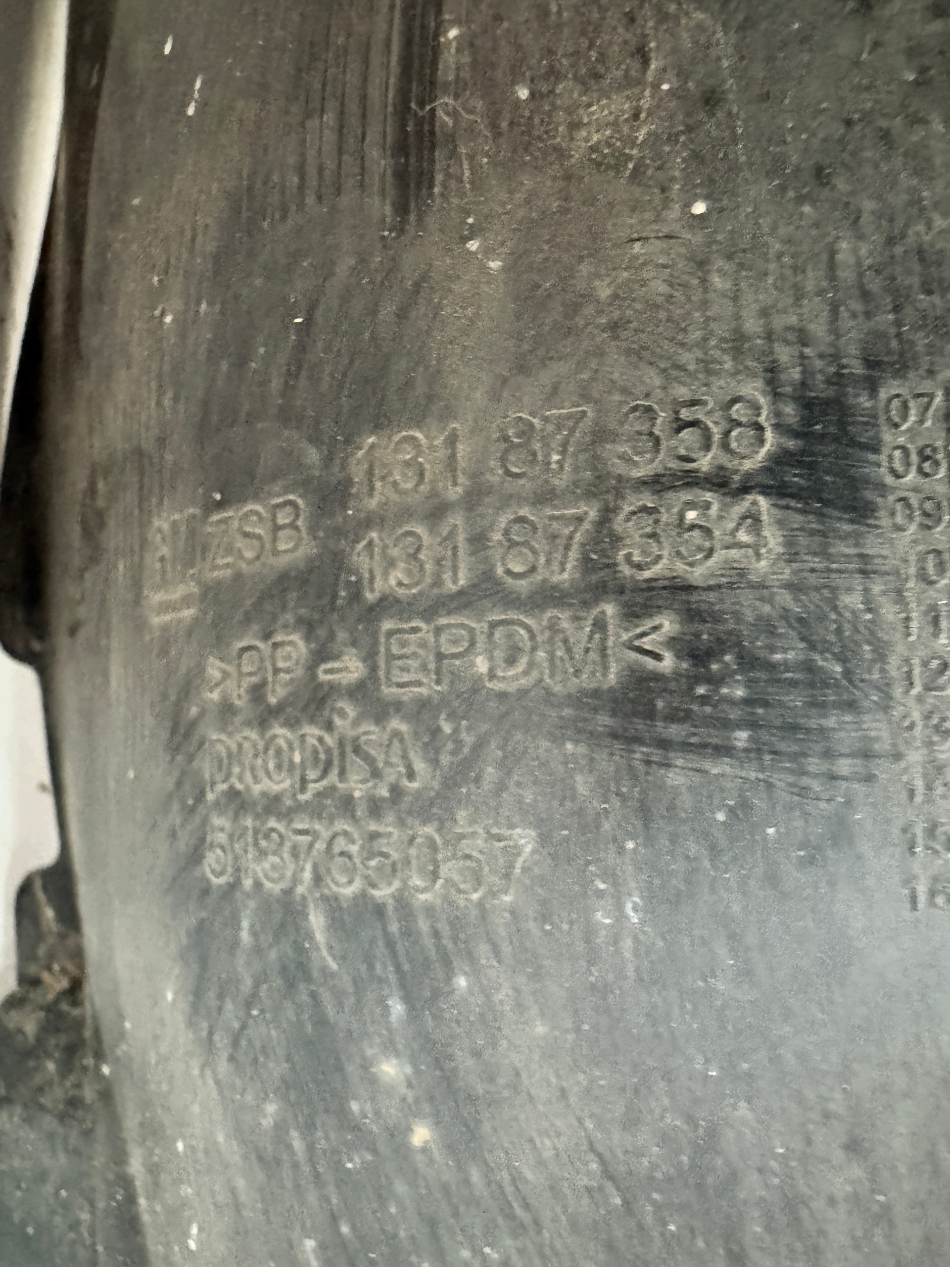 OPEL CORSA D LIFT 5 mudguard left front left front original