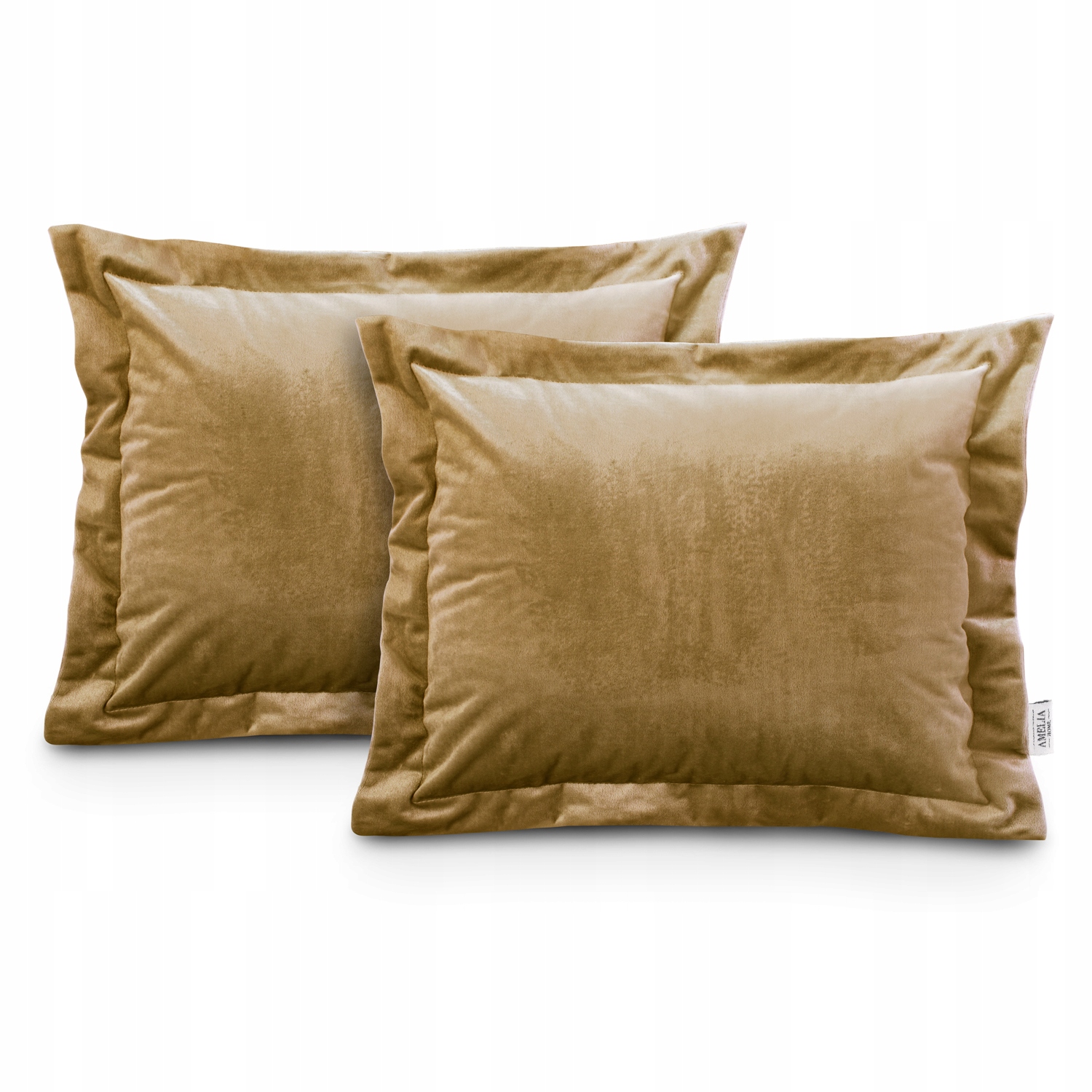 

poszewki velvet musztardowe 50x70 cm