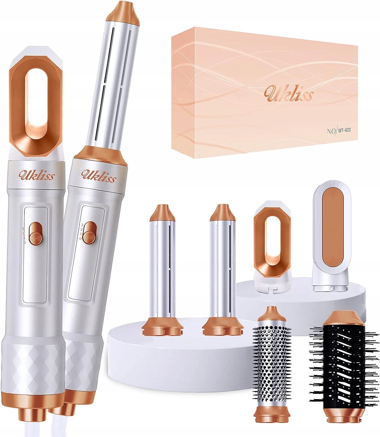 SUSZARKA DO WŁOSÓW 6 W 1 WIELOFUKCYJNA GORĄCE POWIETRZE UKLISS 1 Marka inna marka