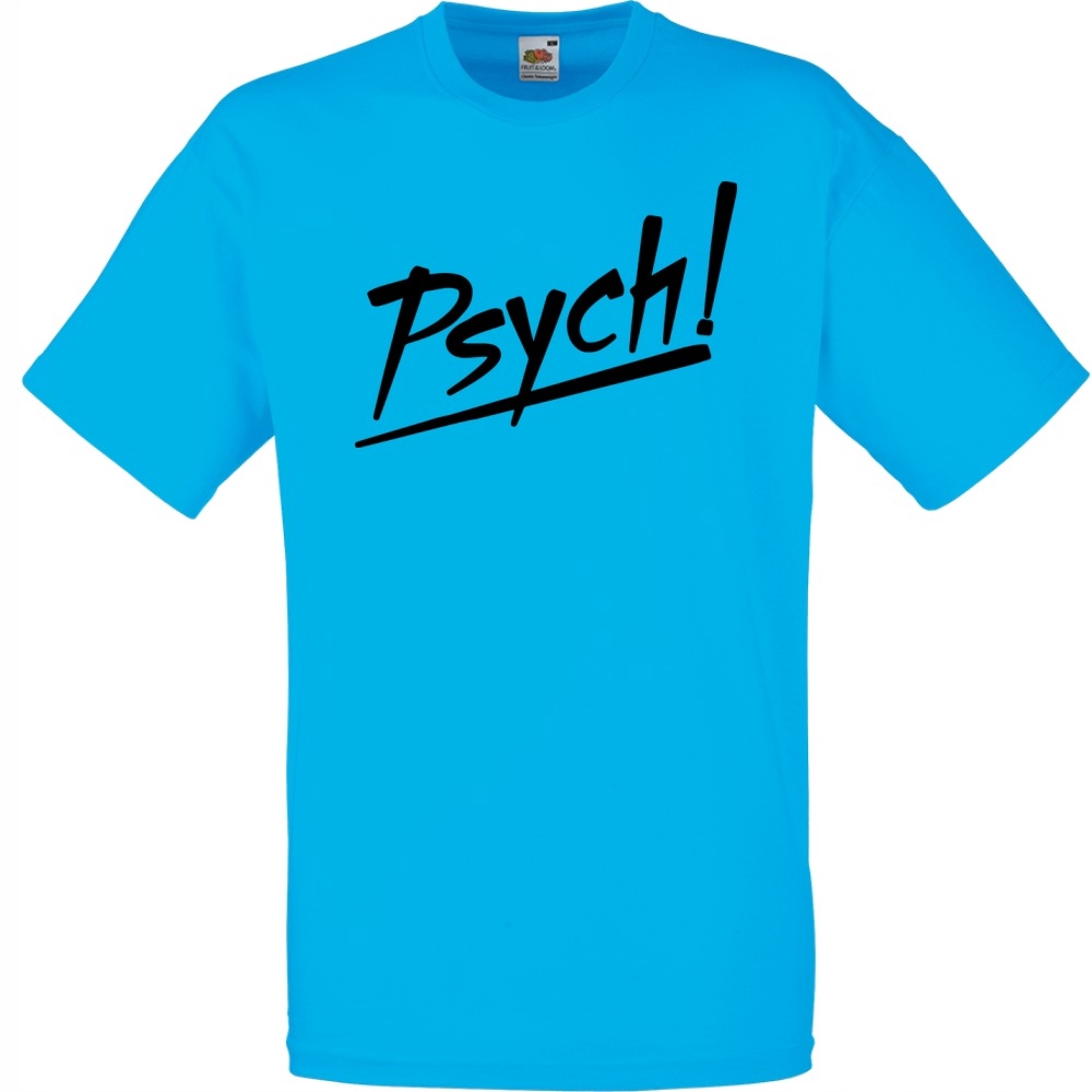 

Koszulka psych! psycho S lazurowa