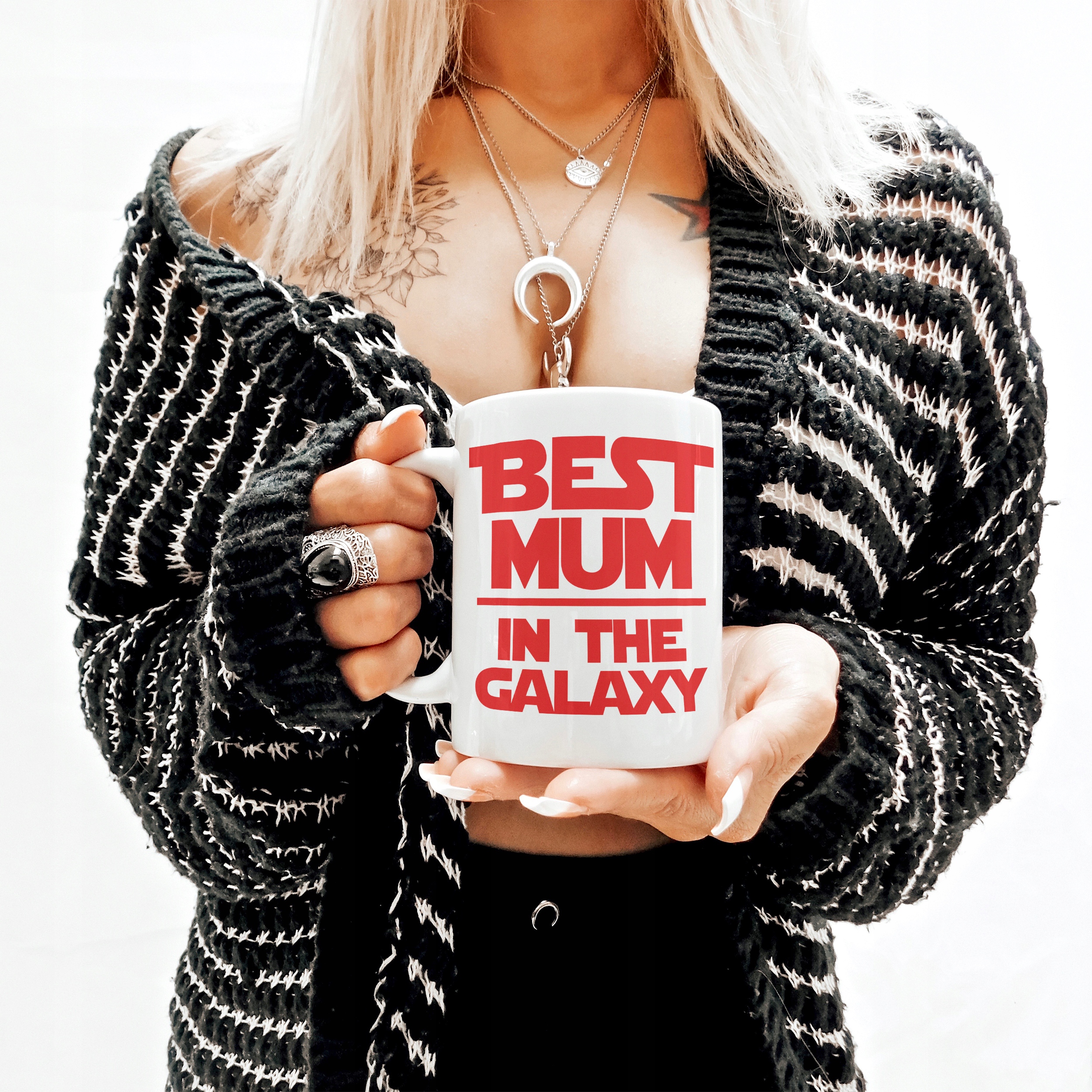 

Kubek Biały Best Mum In The Galaxy Napis