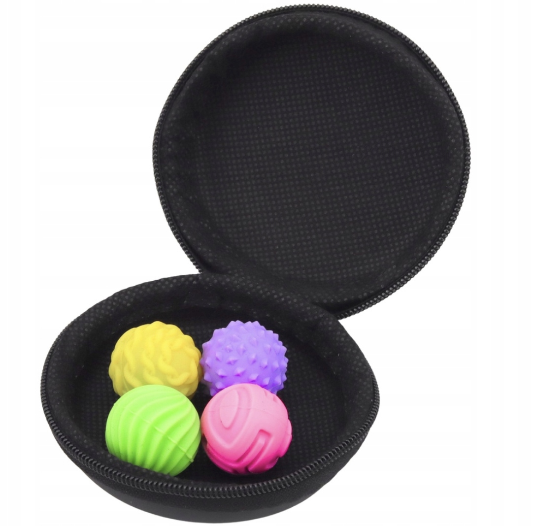 KULKI MAGNETYCZNE ANTYSTRESOWE SENSORYCZNE Z ETUI RELAKS 4 SZT