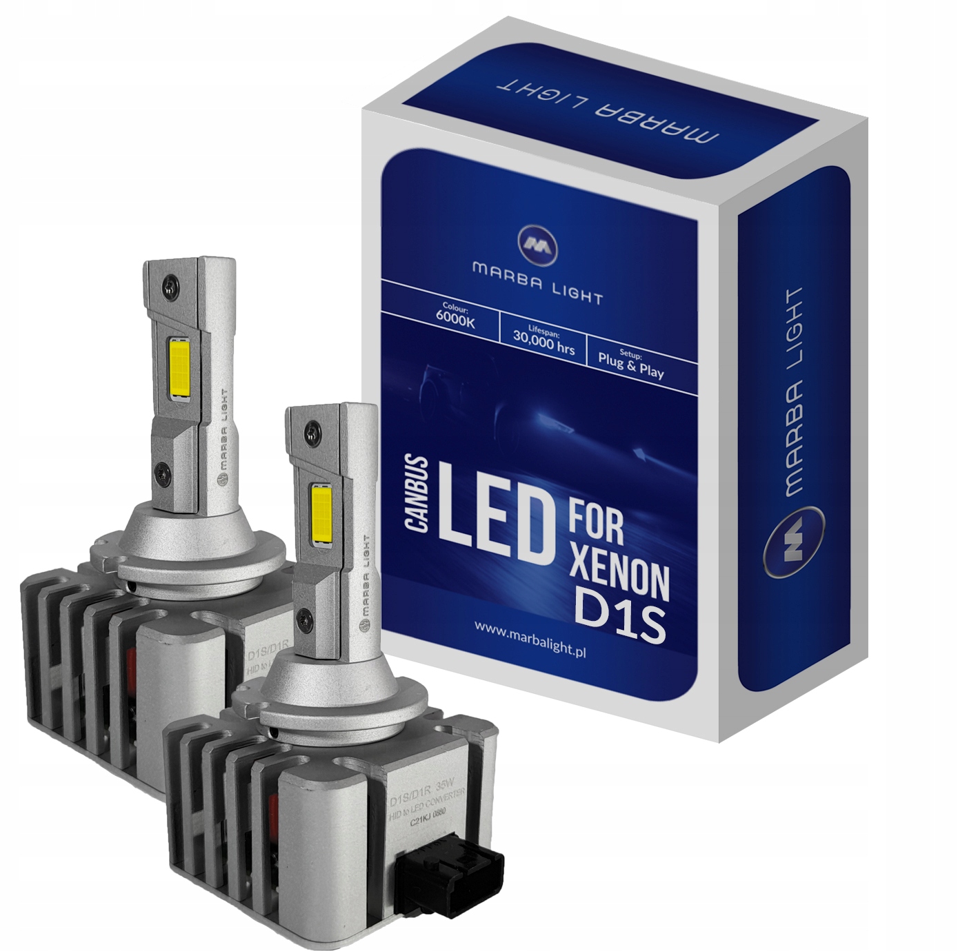 Retrofit D1S LED Plug&Play Xenon 6000K 20000lm LSEMD1S za 289,98 zł z  Siemianowice Śląskie -  - (13918501207)