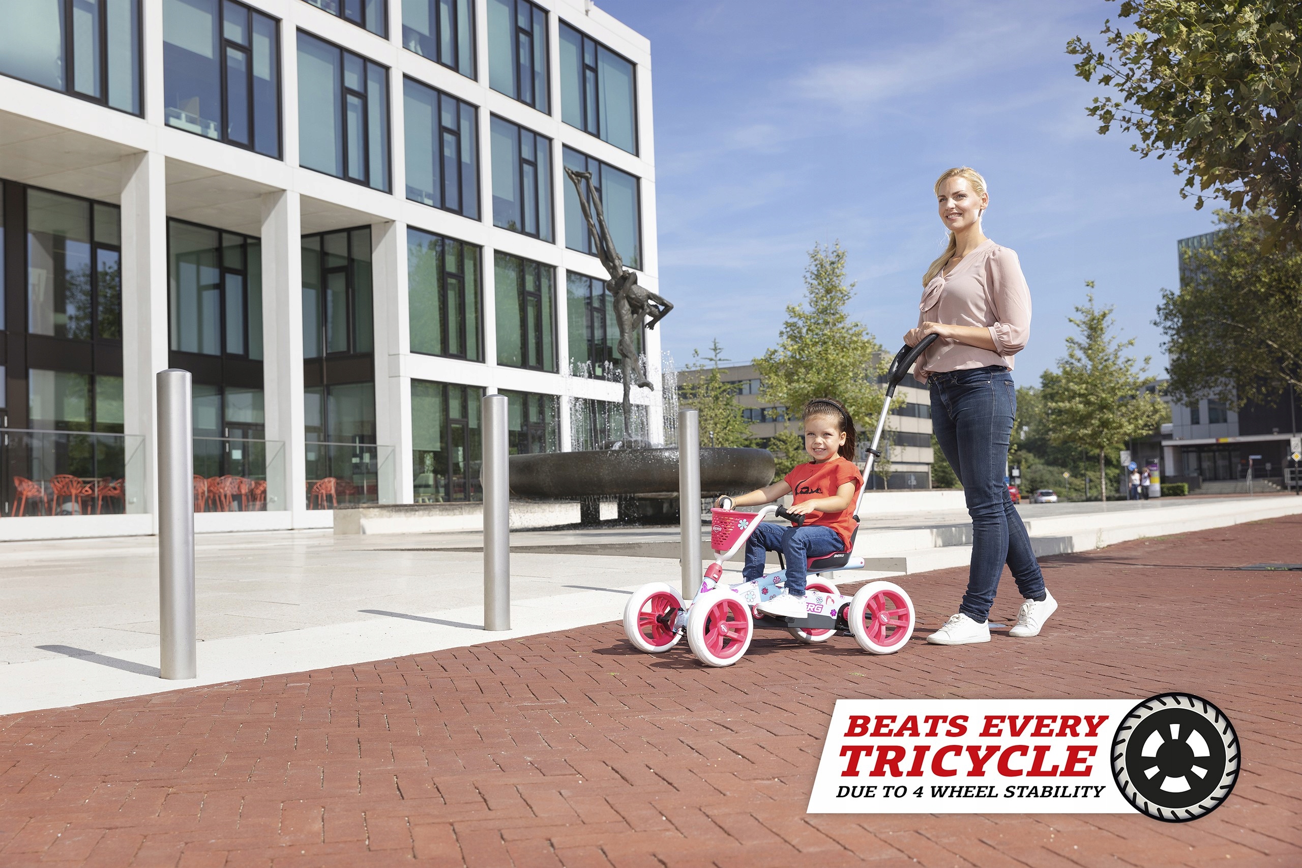 BERG Gokart na Pedały Rowerek 2w1 Buzzy Bloom Marka Berg