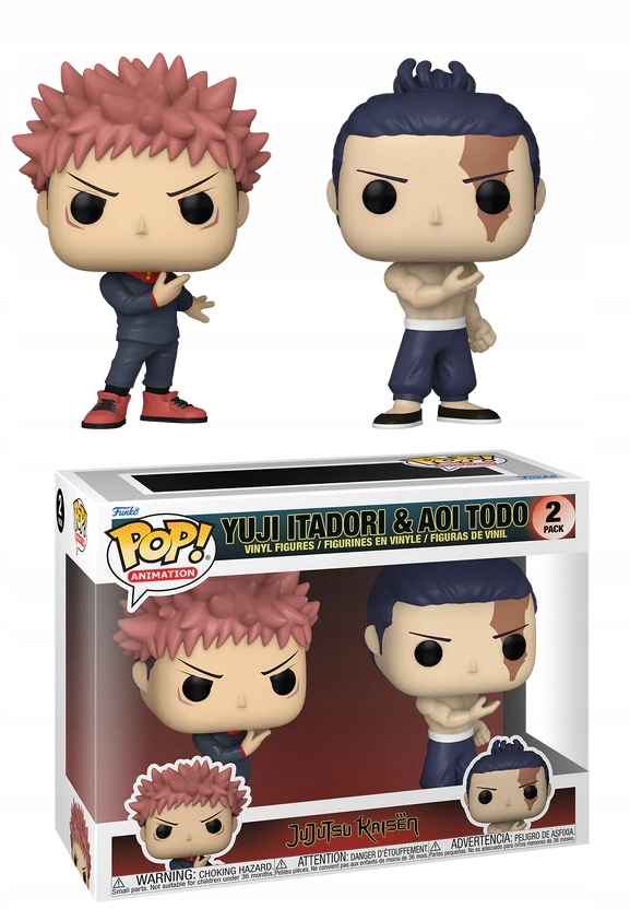 Funko Pop! Jujutsu Kaisen Itadori & Todo 2 Pac