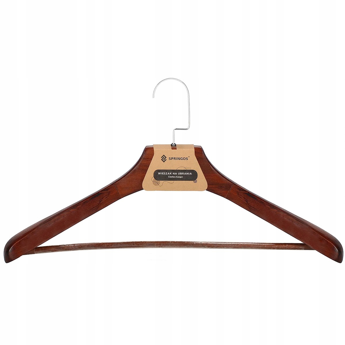 

Wieszak Na Ubrania Drewniany Ubraniowe Brąz Delux