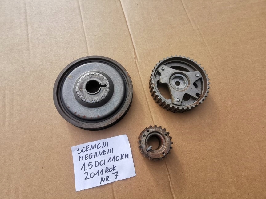 КОЛЕСО ГОЛОВКИ валу SCENIC III MEGANE 1.5 DCI 110 к. с.