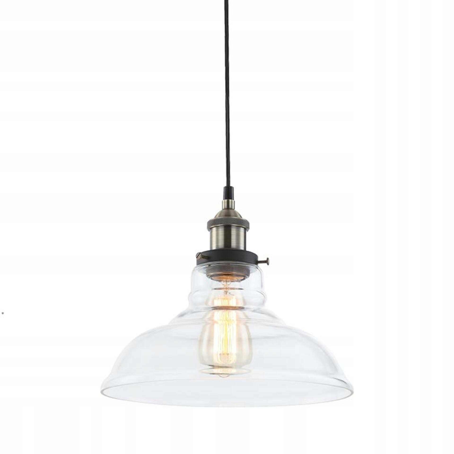 Aca Lighting Vintage závěsné svítidlo KS1295PCL1BK