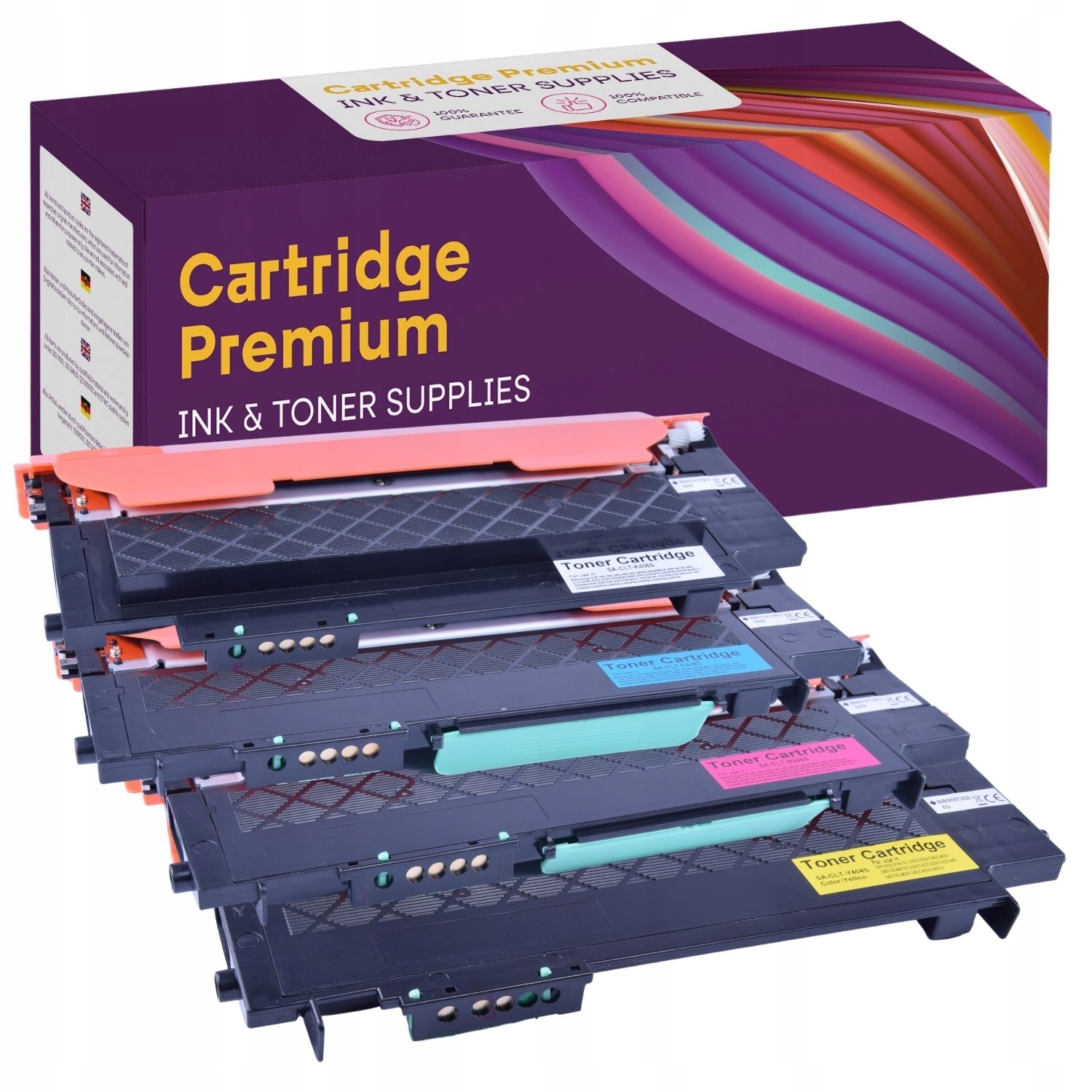 4x Toner pro Samsung CLP-360 Xpress C410W C460W Fw CLP-365W CLX-3305FN