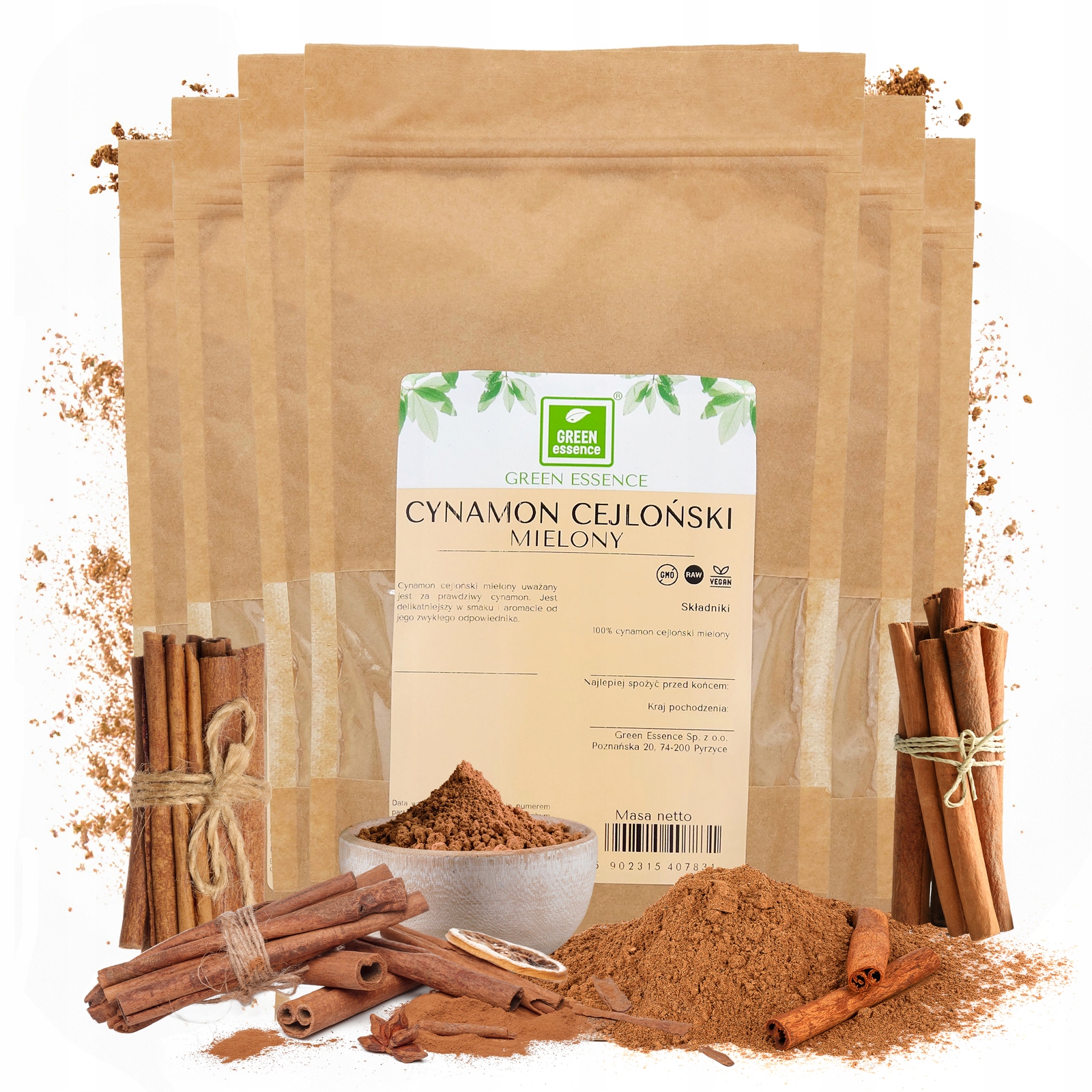 Cejlonská Skořice Mletá přírodní, originální, aromatická, vysoká kvalita