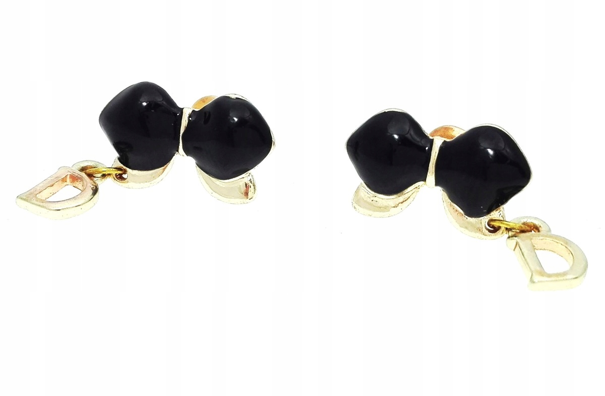 

Kolczyki kokardki czarne