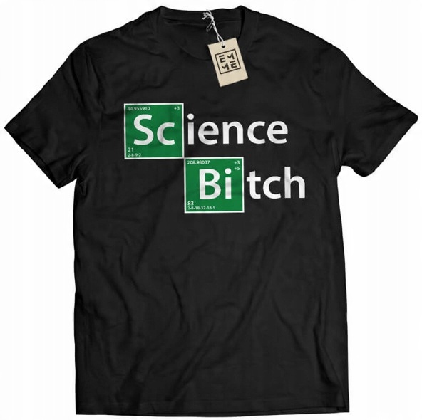 

Koszulka Science Bitch Breaking Bad czarna L
