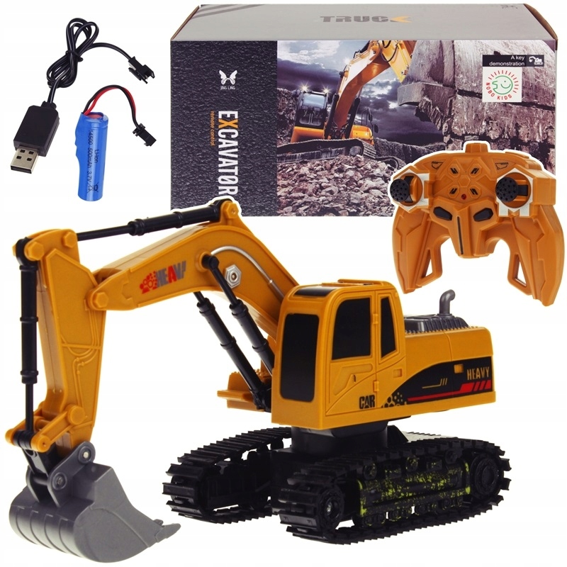 

Koparka Zdalnie Sterowana Jeździ Pilot Rc 1:24