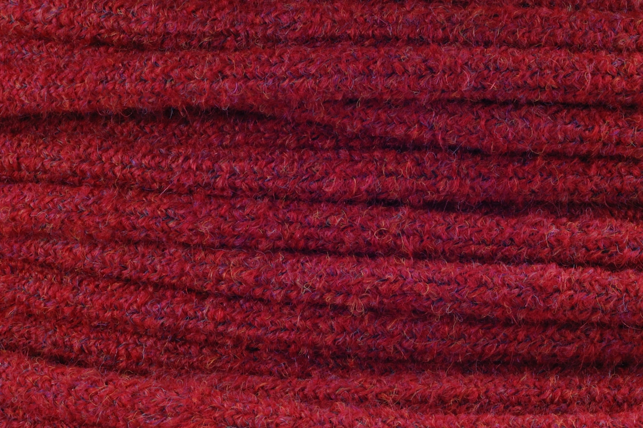 

przewód w oplocie naturalnym bordo retro pająk