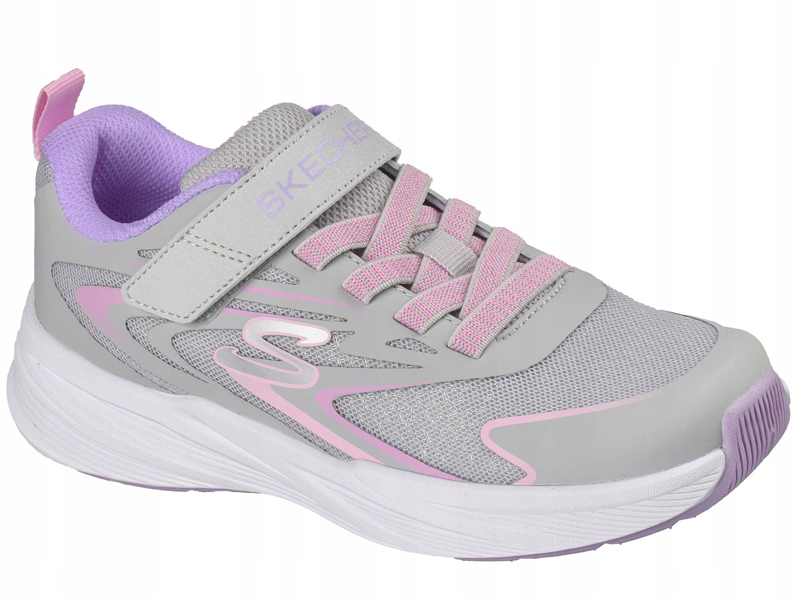 Skechers Microspec Treadhyper 303882L Lgmt Buty Dziecięce Na Rzep Gumki