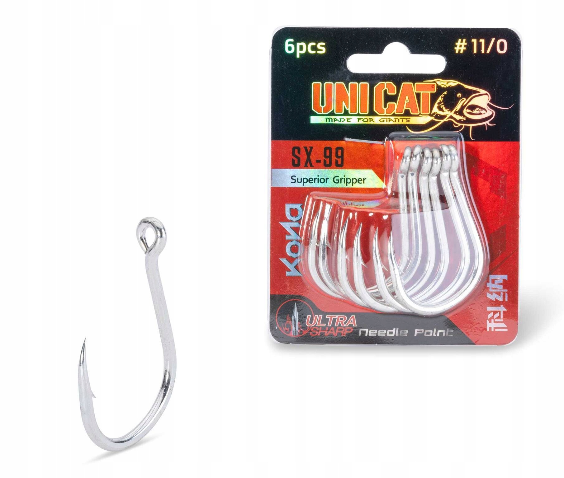 Haki Uni Cat Kona SX-99 Superior Gripper 11/0-6szt