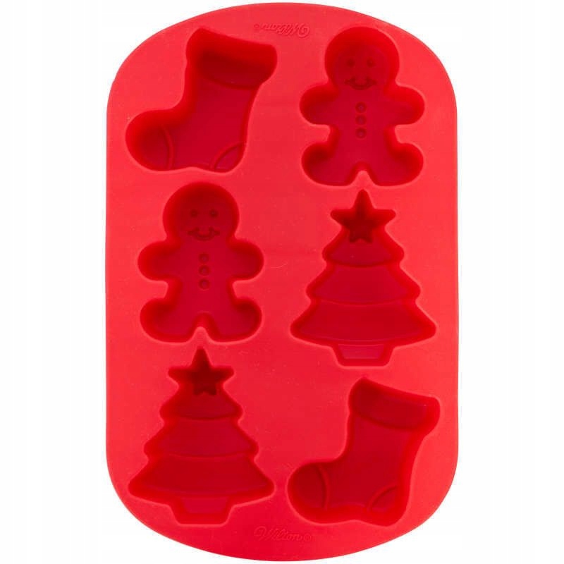 

Forma silikonowa Wilton Christmas mix, 6 szt.