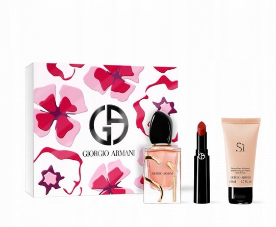 Giorgio Armani, Si, zestaw: woda perfumowana, perfumowane mleczko do