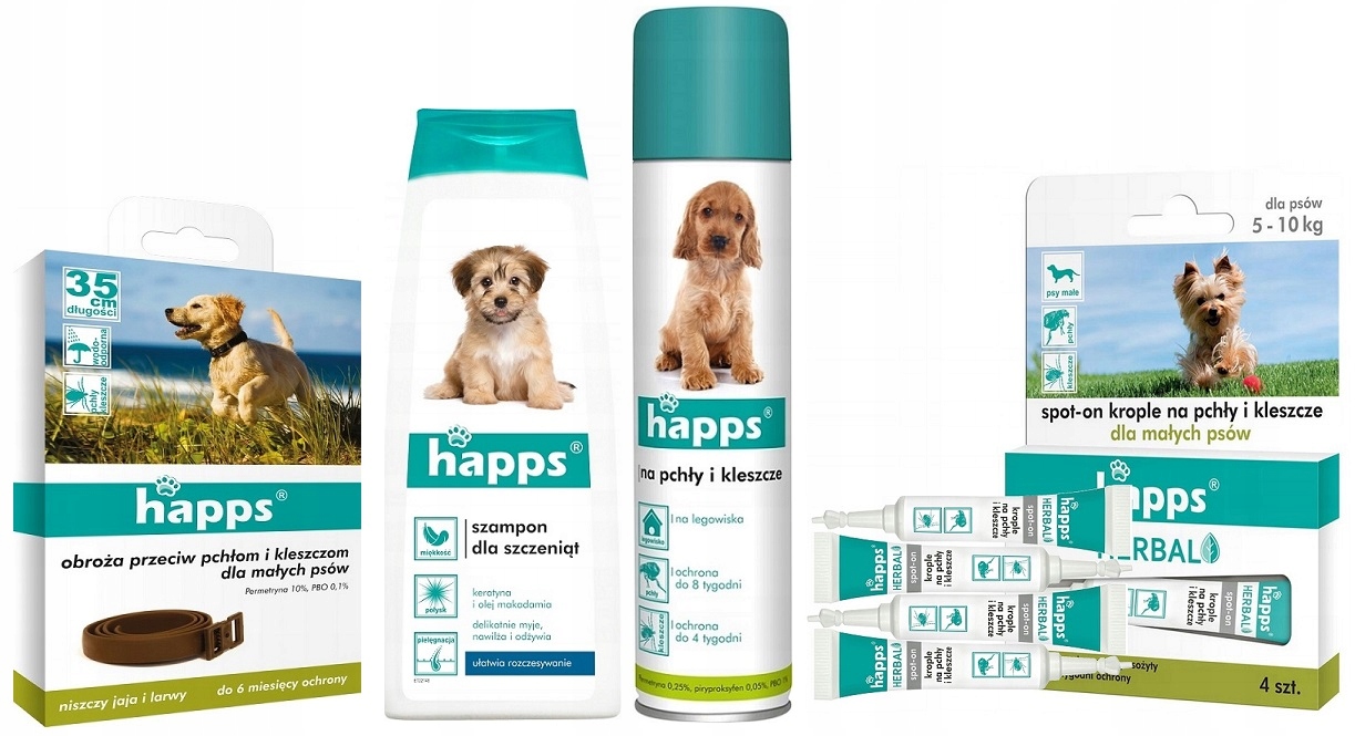 

Obroża Pchły Kleszcze Zestaw Dla Małych Psów XXL