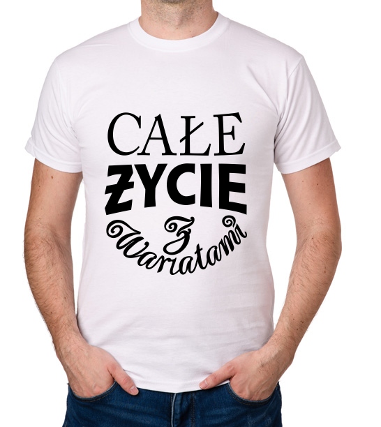 

koszulka Całe Życie Z Wariatami prezent