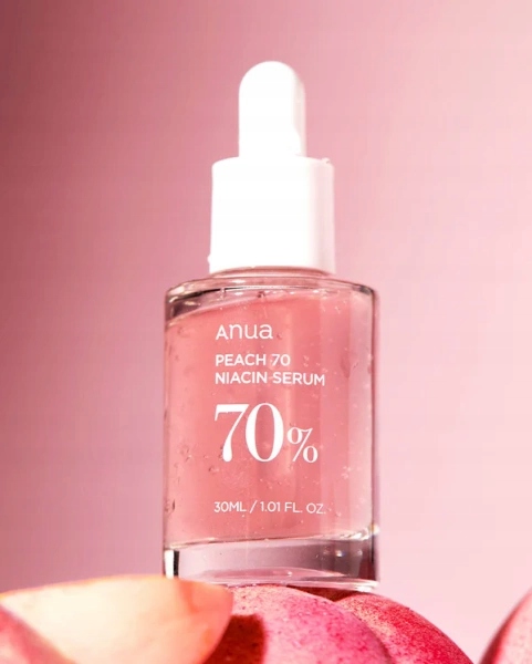 Anua Peach 70% Niacinamide Serum – Rozjasňující sérum z broskví