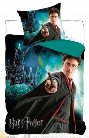 

Pościel Bawełniana 140 X 200 Harry Potter Hogwarts