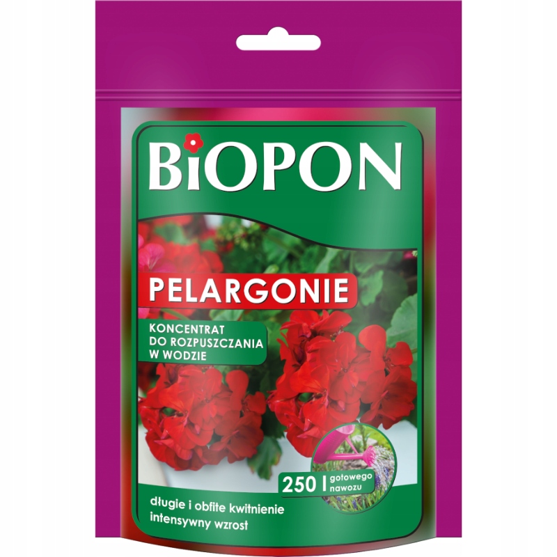

Biopon nawóz krystaliczny do pelargonii koncentrat