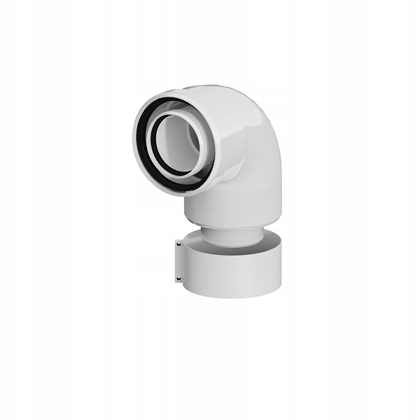 

Adapter Ariston kolanowy 60/100 MM Ricom Connect