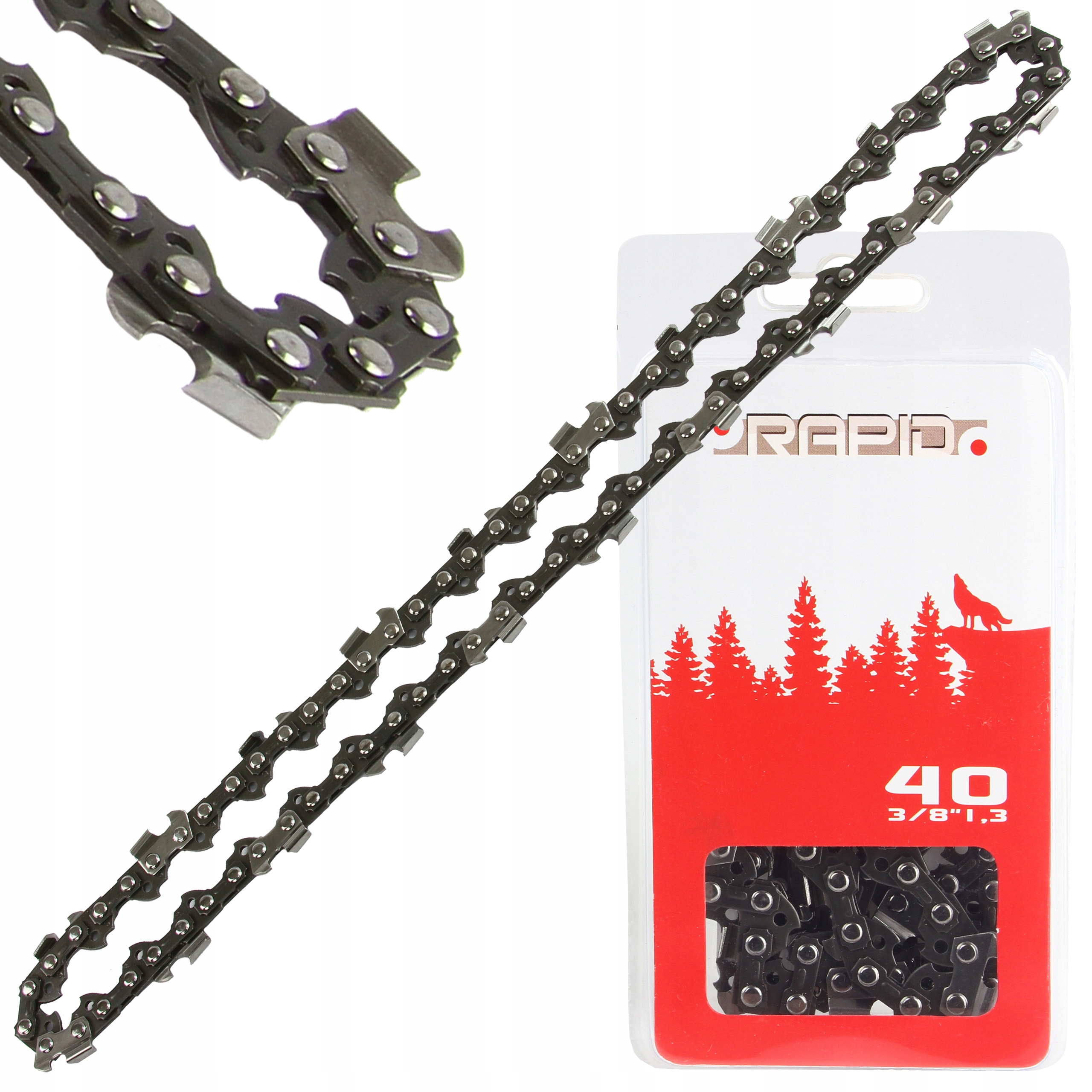 ŁAŃCUCH TNĄCY DO PIŁY 10" 40 3/8" 1,3mm