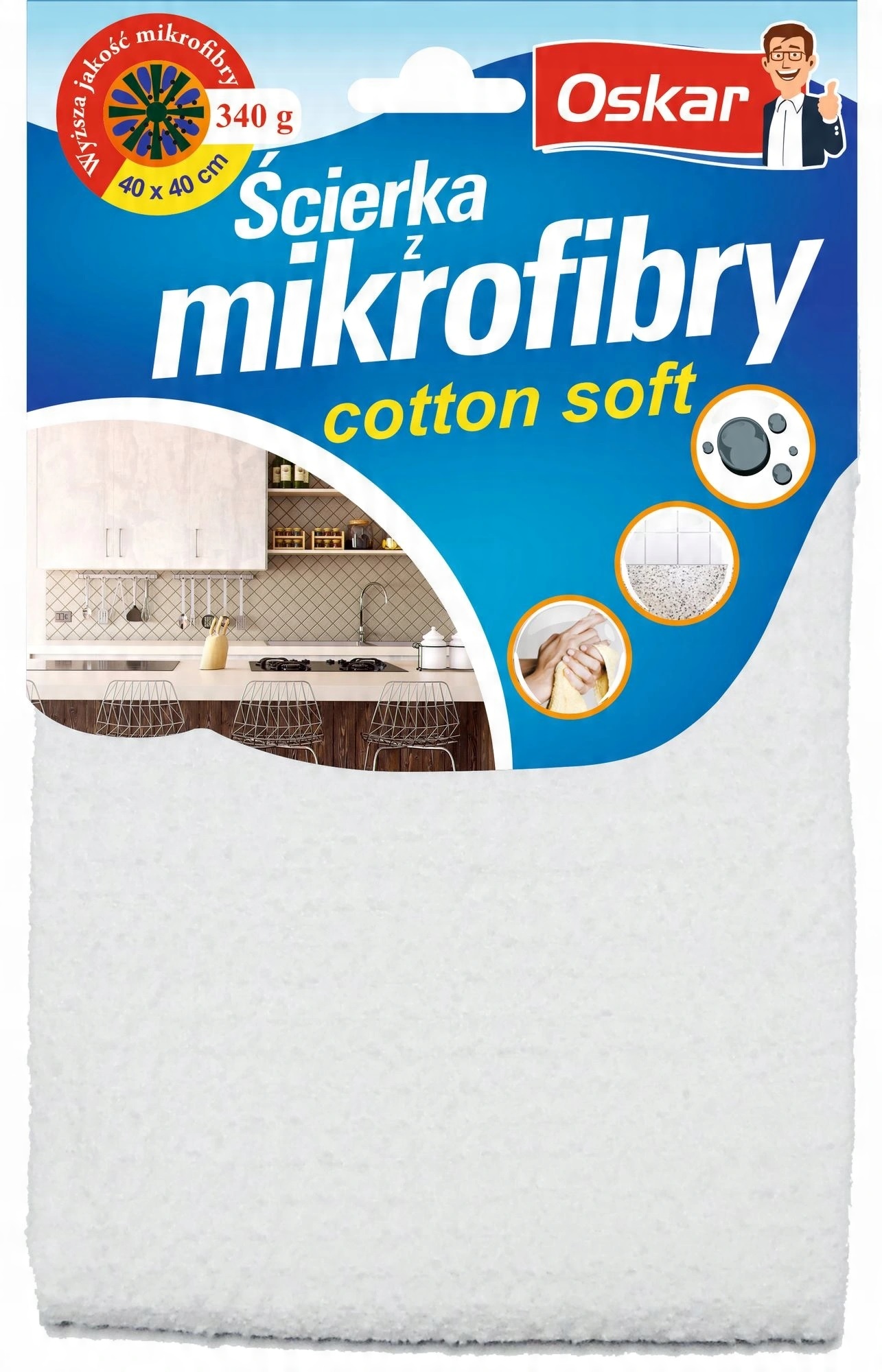 

Ścierka z mikrofibry Uniwersalna Cotton Soft Oskar