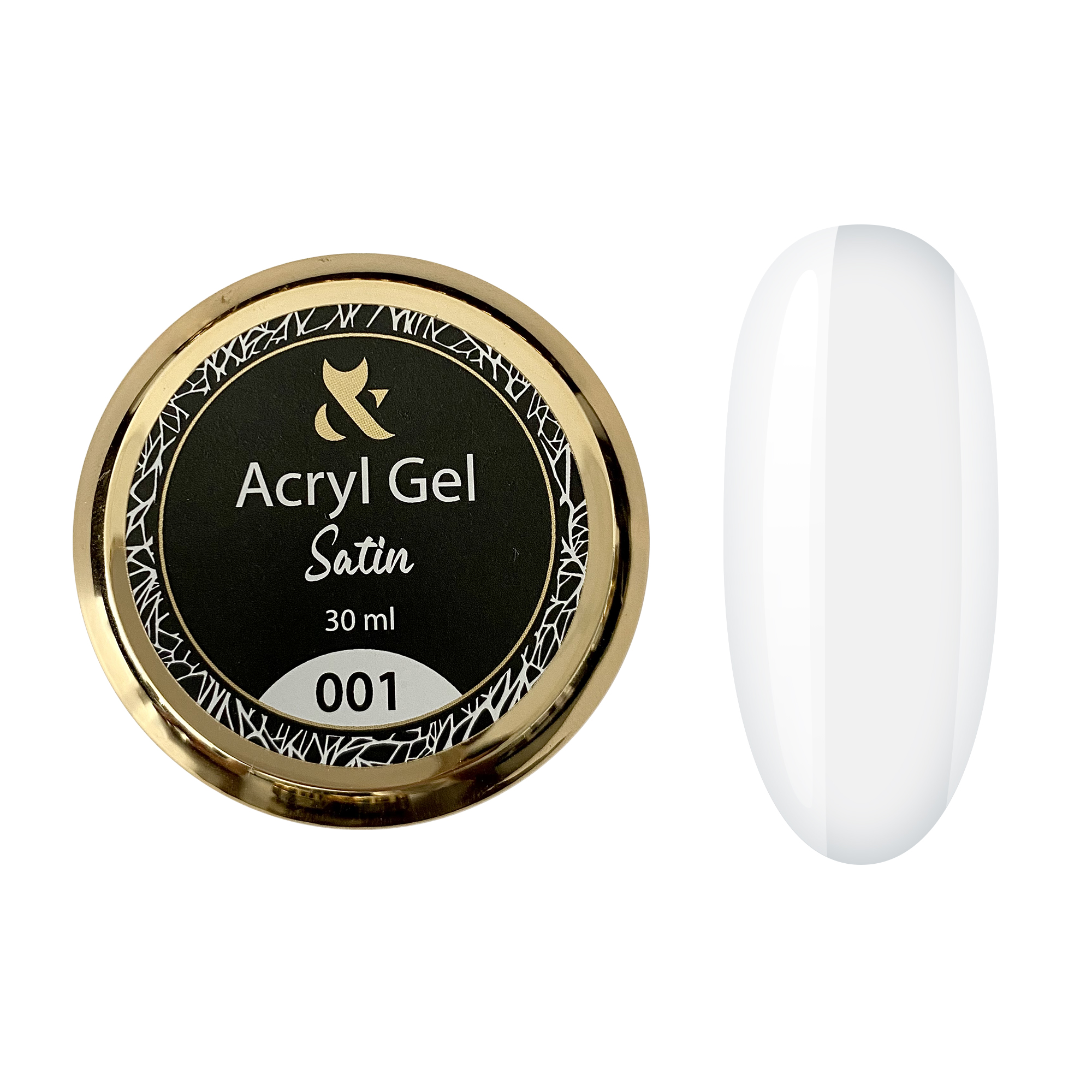 F.o.x. Akrylový gel Satin 001 30 ml akrygel