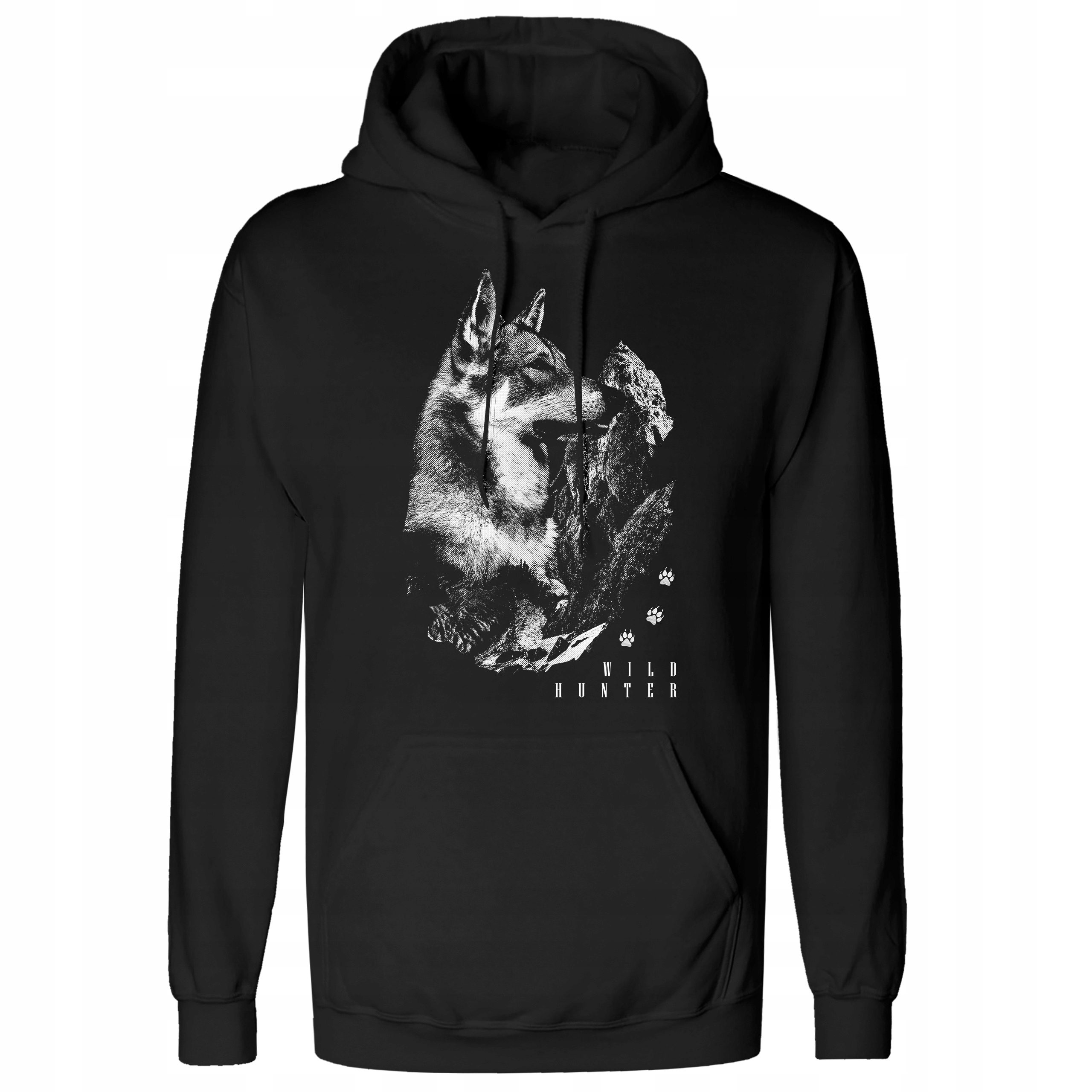 

Damska Bluza Z Kapturem Wilk Wolf Z Wilkiem M