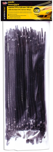 

Moje Auto Opaski Zaciskowe Trytytki 100szt 370x4,8