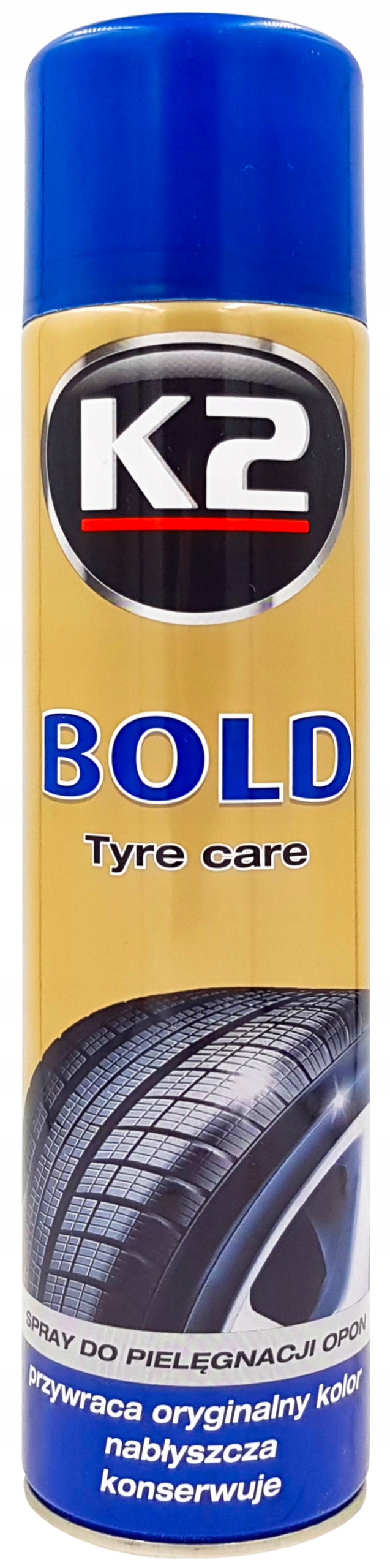 

K2 Bold Czernidło Nabłyszczanie Opon Mokra Opona
