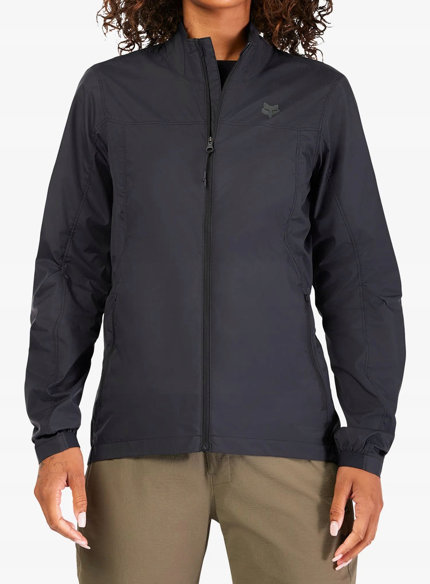 Dámská cyklistická bunda Fox Ranger Wind Jacket černá/černá M