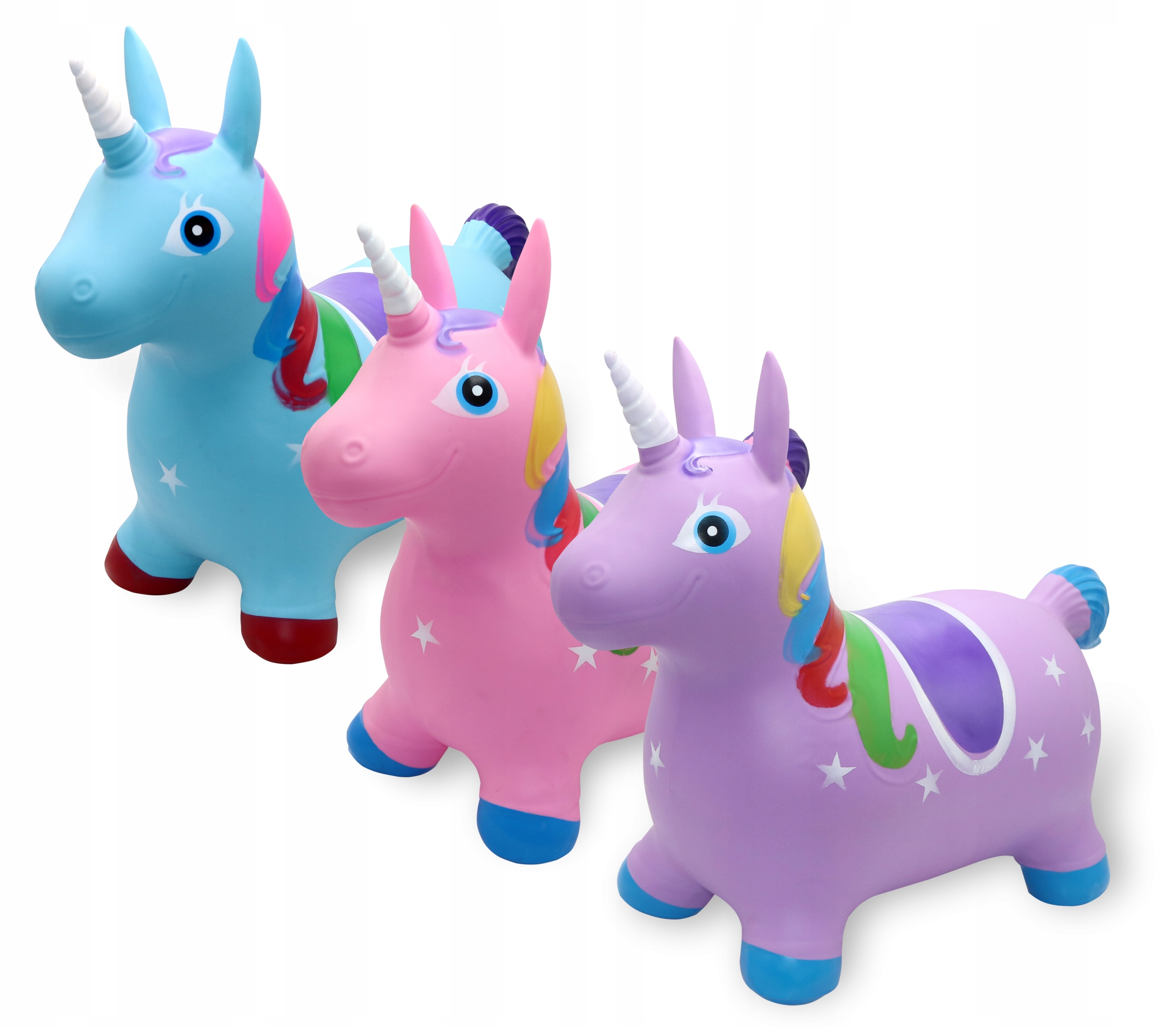 KONIK SKOCZEK DO SKAKANIA JEDNOROŻEC RÓŻOWY GUMOWY Kod producenta 5905172635119