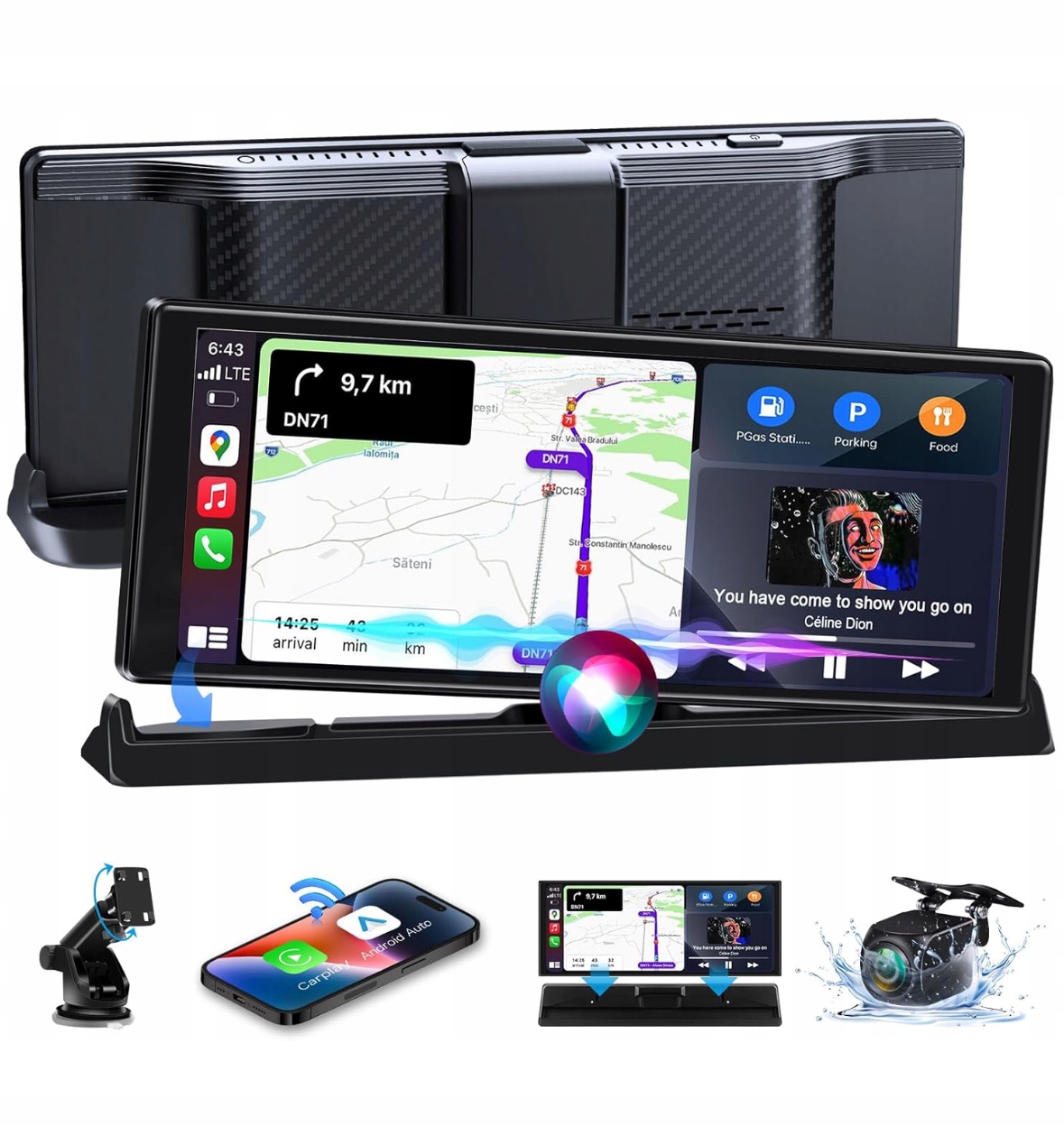 Stacja Multimedialna Carplay Android Radio Samochodowe 10,26" T360s