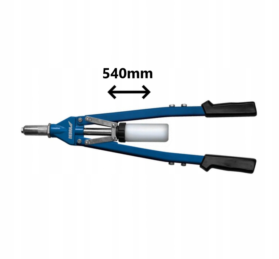 Nitownica Czołowa do Nitów Aluminiowych 540mm Zasilanie ręczne